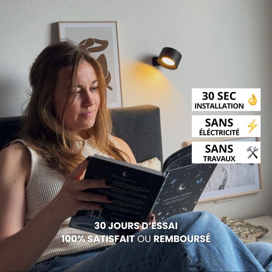 Wireless LED wall lamp