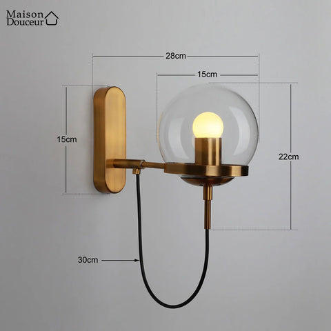 Mendoza wall light