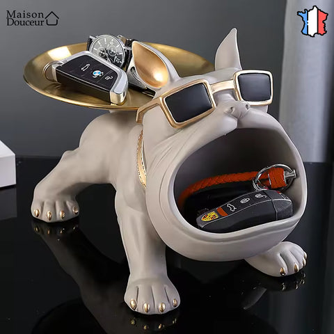 Decorative Bulldog Statue 