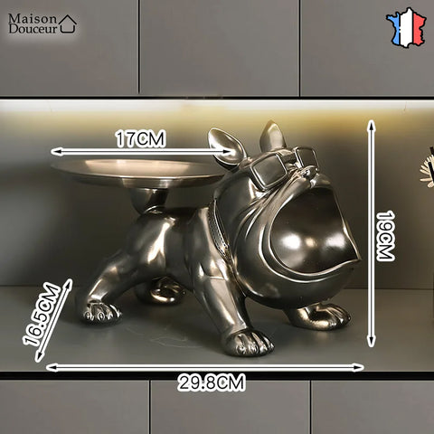 Decorative Bulldog Statue 