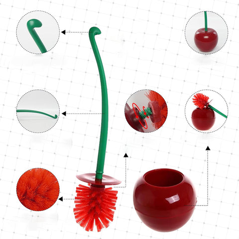 Cherry toilet brush 
