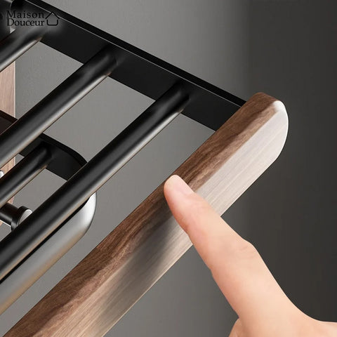 Slavia wooden wall shelf 