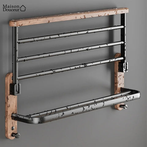 Slavia wooden wall shelf 