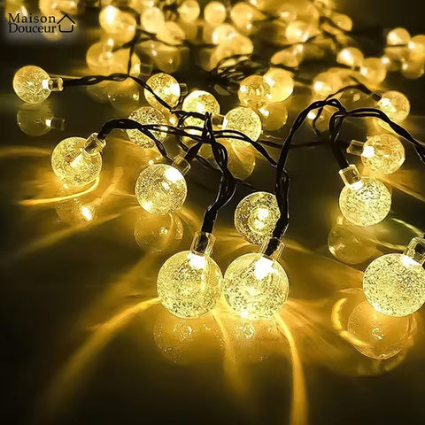 Solar LED string lights 