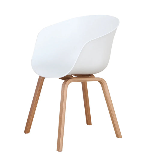 Scandinavian corner chairs, set of 4 