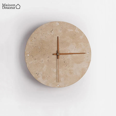 Illuminated Marble Wall Clock 