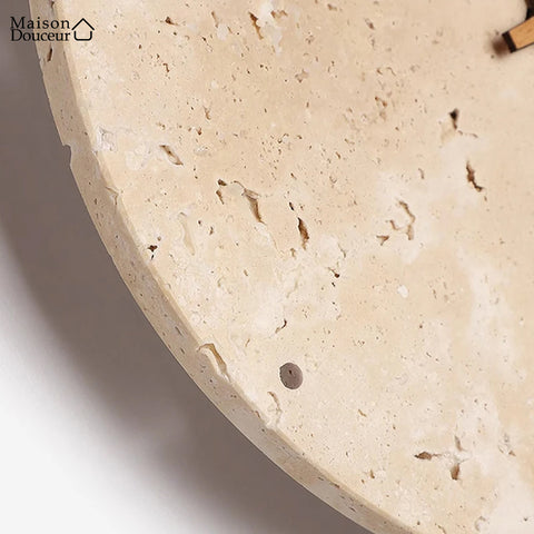 Illuminated Marble Wall Clock 