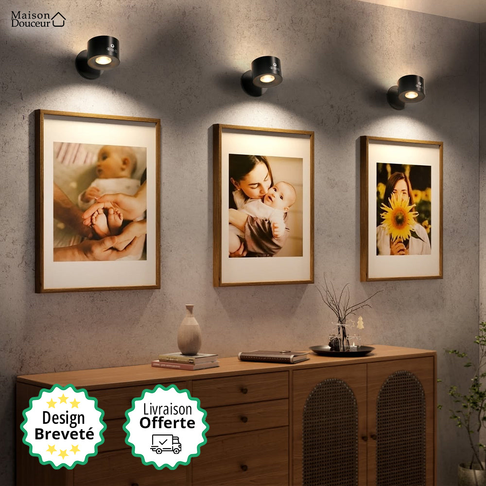 Wireless LED wall lamp 