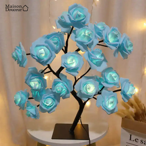 Rose-shaped LED lamp