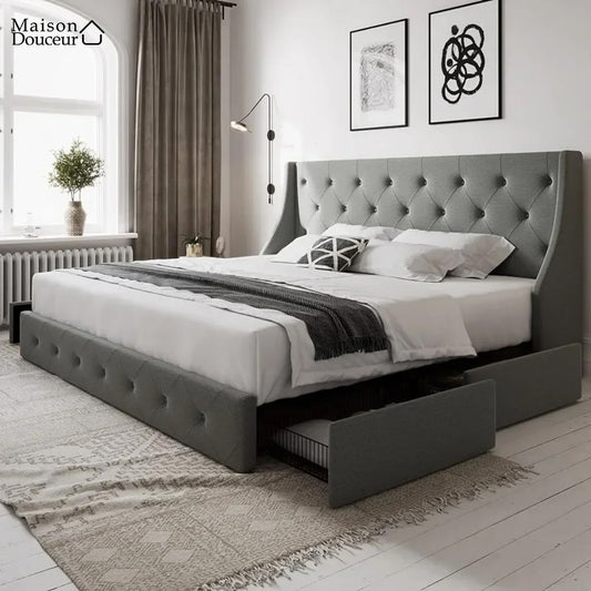 Karl fabric bed 