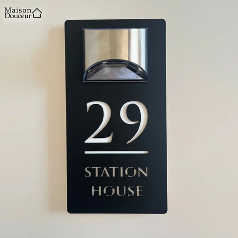 Custom house plaque