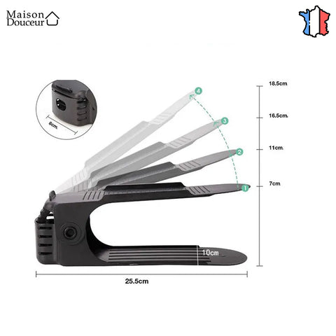 Optimized space | The secret to neatly stored shoes