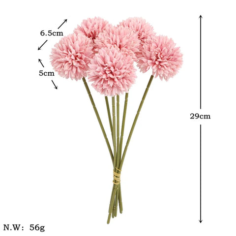 artificial chrysanthemum flowers
