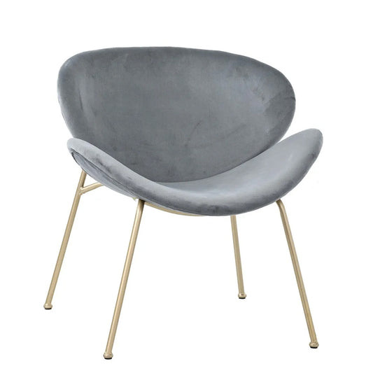 Upholstered velvet chairs, 2 pieces 