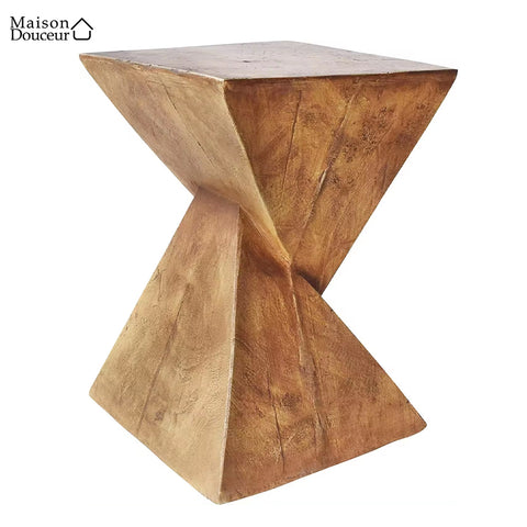 Geometric designer side table 